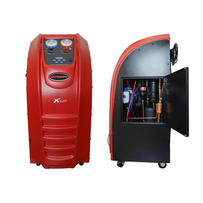 Exhibición iluminada en negro X520 de la máquina de la recuperación del refrigerante de la CA de la vivienda roja