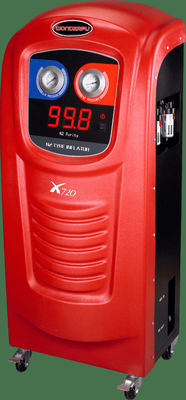 Longitud roja del N2 del inflador del neumático del nitrógeno X720 del tanque de la manguera de inflación 20L