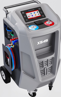 Máquina refrigerante R134a de la recuperación del coche completamente automático del gris X545 con la impresora de la base de datos