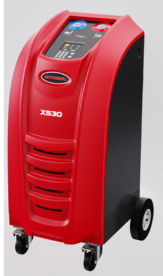 Máquina semi automática roja de la recuperación del aire acondicionado del modelo X530 con la pantalla LCD