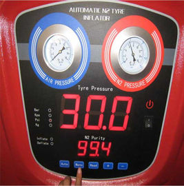 Color rojo automático completo del nitrógeno 220V de la inflación del neumático del nitrógeno
